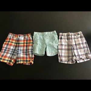 3 pairs of Janie & Jack shorts